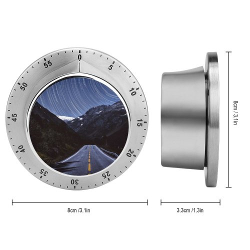 yanfind Timer Andrés Nieto Porras Mountains  Trails Road Tarmac Night Dark 60 Minutes Mechanical Visual Timer