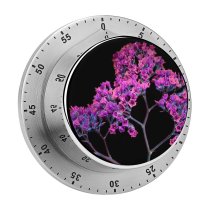 yanfind Timer Flowers Black Dark Flowers MacOS Mojave Girly 60 Minutes Mechanical Visual Timer