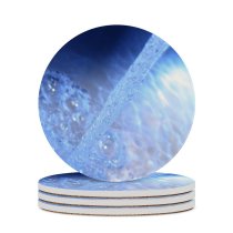 yanfind Ceramic Coasters (round)  Drench Clear Colorful  Wave Bubbles Natural Reflection  Ripples Family Game Intellectual Educational Game Jigsaw Puzzle Toy Set