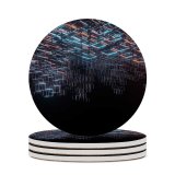 yanfind Ceramic Coasters (round) Abstract Cubes Structure Neon Lighting Hanging Metal Family Game Intellectual Educational Game Jigsaw Puzzle Toy Set