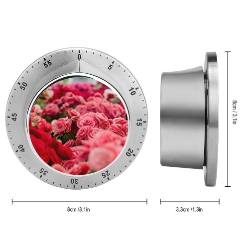 yanfind Timer Gustavo Tabosa Flowers Flowers  Flower Garden Colorful Tuberous Begonia Spring 60 Minutes Mechanical Visual Timer