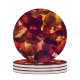 yanfind Ceramic Coasters (round) Tim Mossholder Maple Leaves Autumn Foliage Fallen Family Game Intellectual Educational Game Jigsaw Puzzle Toy Set