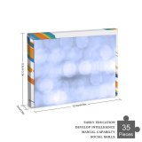yanfind Picture Puzzle Bokeh Blurred Delight Shimmer Sparkle Defocus Shaped Shades Shapes Family Game Intellectual Educational Game Jigsaw Puzzle Toy Set