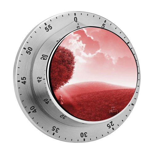 yanfind Timer Comfreak Fantasy Love Landscape Heart Tree Child Dream Clouds Sky 60 Minutes Mechanical Visual Timer