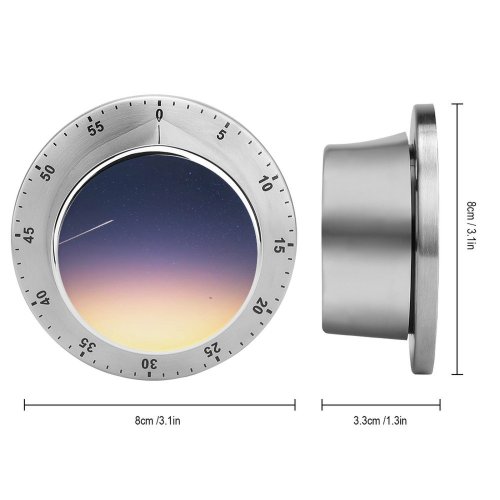 yanfind Timer Starry Sky Sunlight Sunset Meteorite Fall 60 Minutes Mechanical Visual Timer