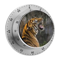 yanfind Timer TeeFarm  Roaring Big Cat Wild  Closeup 60 Minutes Mechanical Visual Timer