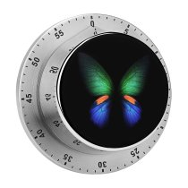 yanfind Timer Dark Minimal Butterfly Galaxy Fold 60 Minutes Mechanical Visual Timer