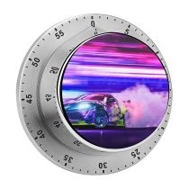 yanfind Timer Cars  Supra Drift Colorful 60 Minutes Mechanical Visual Timer