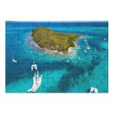 yanfind Picture Puzzle Island Tobago Tropical Sky Sunlight Destinations Beach Drone Vincent Tree Wind Sea Family Game Intellectual Educational Game Jigsaw Puzzle Toy Set