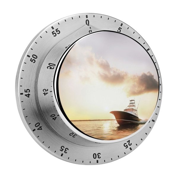 yanfind Timer Sky Sunlight Sunset Outer Sea Outdoors Cloud Vacation Calm Travel Space USA 60 Minutes Mechanical Visual Timer