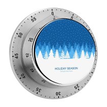 yanfind Timer Design Landscape Tree Evergreen Snow  Event Forest Abstract Space Pine Season 60 Minutes Mechanical Visual Timer