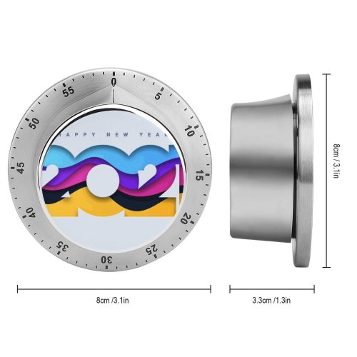 yanfind Timer Celebrations Year Happy Colorful 60 Minutes Mechanical Visual Timer