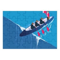 yanfind Picture Puzzle Megaphone Flowing Danger Rafting Encouragement Incentive Teamwork Rowboat Aspirations Paddling Marketing Outdoors Family Game Intellectual Educational Game Jigsaw Puzzle Toy Set