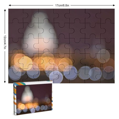 yanfind Picture Puzzle Bokeh Capitol Washington  Abstract Hdr Circles Circular Round Dot Dots Dotted Family Game Intellectual Educational Game Jigsaw Puzzle Toy Set