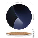 yanfind Ceramic Coasters (round) Dark Gradients IOS WWDC iPhone Grey Family Game Intellectual Educational Game Jigsaw Puzzle Toy Set