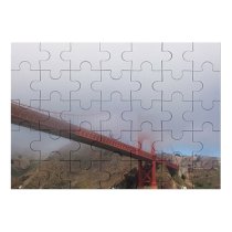 yanfind Picture Puzzle Golden Gate  Bay Bridges  Francisco California Atmospheric Fixed  Fog Family Game Intellectual Educational Game Jigsaw Puzzle Toy Set