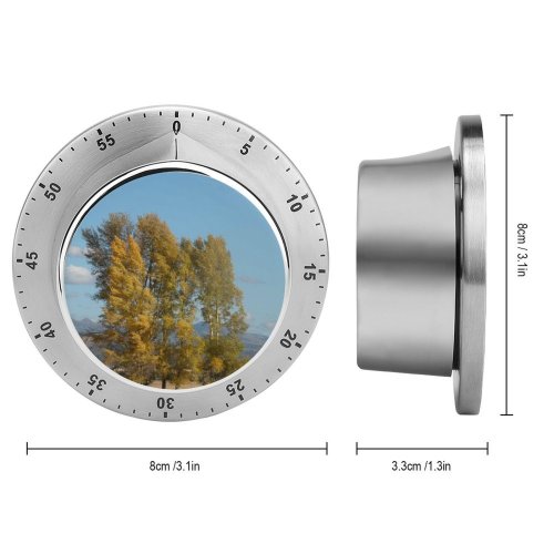 yanfind Timer Tree Trees Plant Wood Forest Leafs Autumn Leaf Woody Natural Landscape Sky 60 Minutes Mechanical Visual Timer
