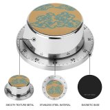 yanfind Timer Japanese Chinese Cultures Stroke Styles Retro Curled Elegance Sky Empty Cloud Tradition 60 Minutes Mechanical Visual Timer
