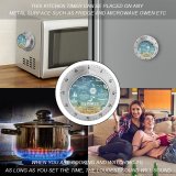 yanfind Timer Island Umbrella Tropical Leaf Beach Tree Sea Flower Sailboat  Border Hibiscus 60 Minutes Mechanical Visual Timer