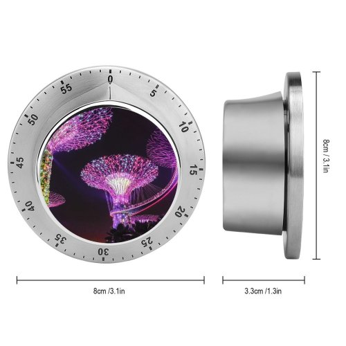 yanfind Timer Timo  Supertree  Lighting Purple Colorful Lights Garden Night Singapore 60 Minutes Mechanical Visual Timer