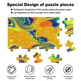 yanfind Picture Puzzle  Pixelated Pop Seamless  Toned Fashionable Creativity Effects Liquid Distorted Fashioned Family Game Intellectual Educational Game Jigsaw Puzzle Toy Set