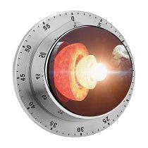 yanfind Timer Vadim Sadovski Space   Fire  Light 60 Minutes Mechanical Visual Timer