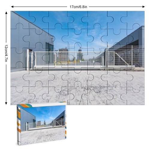 yanfind Picture Puzzle Barbed Footpath Architecture Consumerism Building Lot Flooring Light Town Shanghai Entrance Pedestrian Family Game Intellectual Educational Game Jigsaw Puzzle Toy Set