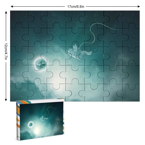 yanfind Picture Puzzle Comfreak Space Astronaut Space Travel Gravity  Nebula Universe Galaxy  Astronomy Family Game Intellectual Educational Game Jigsaw Puzzle Toy Set