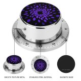 yanfind Timer Technology Black Dark Violet Leaves Abstract Dark 60 Minutes Mechanical Visual Timer