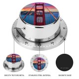 yanfind Timer Cameron Venti Golden Gate  California USA Sunset Colorful Sky Suspension Bay 60 Minutes Mechanical Visual Timer