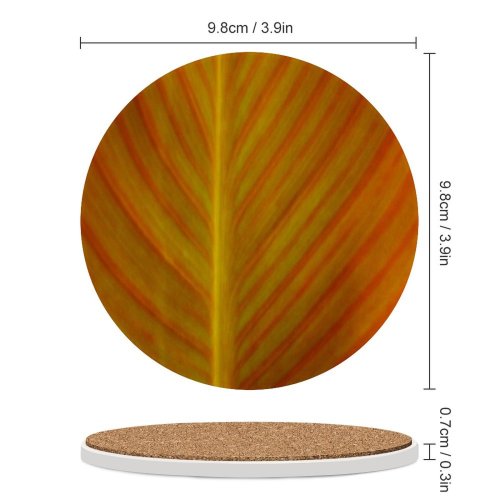 yanfind Ceramic Coasters (round) Stuff Rusty Old Leaf Fall Plant Texture Max Dark  Nice Beautiful Family Game Intellectual Educational Game Jigsaw Puzzle Toy Set