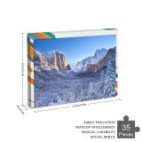 yanfind Picture Puzzle Destin Yosemite National Park Mountains Winter Sunny Landscape California Family Game Intellectual Educational Game Jigsaw Puzzle Toy Set