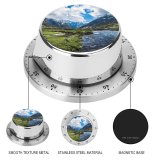 yanfind Timer Lowe Rehnberg Valley  Mountains Snow Covered Landscape  Scenery Clouds River 60 Minutes Mechanical Visual Timer