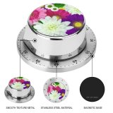 yanfind Timer Bruno Glätsch Flowers Colorful Daisies Chrysanthemum Floral Multicolor  Bloom 60 Minutes Mechanical Visual Timer