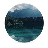 yanfind Ceramic Coasters (round) Fir Images Greenery Snow Wallpapers Plant Lake  Outdoors Tree Di Abies Family Game Intellectual Educational Game Jigsaw Puzzle Toy Set