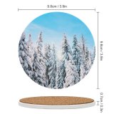 yanfind Ceramic Coasters (round) Fir Images Yosemite Flora HQ Pine Snow Sky Wallpapers Plant Tree Stock Family Game Intellectual Educational Game Jigsaw Puzzle Toy Set