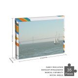 yanfind Picture Puzzle Golden Gate  Bay Ocean Sailboat Boat Sailing Outdoors Sky Atmospheric Cable Family Game Intellectual Educational Game Jigsaw Puzzle Toy Set