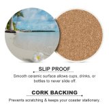 yanfind Ceramic Coasters (round) Shoreline Images Ocean Land Wallpapers Sea Beach Plant Tropical Outdoors Summer Pictures Family Game Intellectual Educational Game Jigsaw Puzzle Toy Set