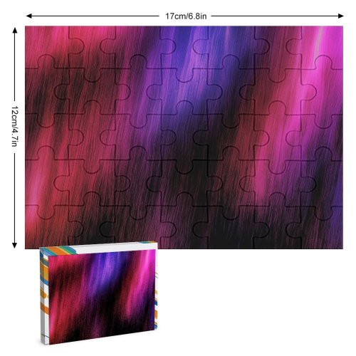 yanfind Picture Puzzle Abstract Purple Decoration Creative Family Game Intellectual Educational Game Jigsaw Puzzle Toy Set