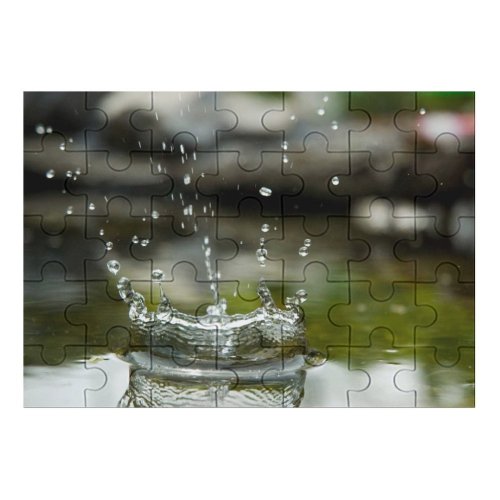 yanfind Picture Puzzle Cdwaldi Kitazume Rock  Pond still Capture Macro Resources Drop Reflection Liquid Family Game Intellectual Educational Game Jigsaw Puzzle Toy Set