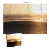 yanfind Picture Puzzle Sunrise  Rise Africa Beach Sand Sky Horizon Sea Sunset Ocean Coast Family Game Intellectual Educational Game Jigsaw Puzzle Toy Set