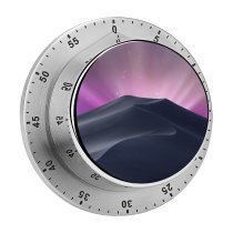 yanfind Timer Luke_Miani_YT MacOS Mojave OS X Leopard Aurora Sky Desert 60 Minutes Mechanical Visual Timer