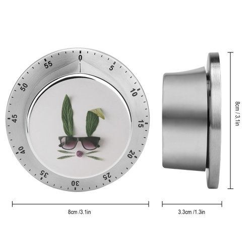 yanfind Timer Abstract Pet   Little Bunny Idea Above Overhead Fur Colorful Minimal 60 Minutes Mechanical Visual Timer