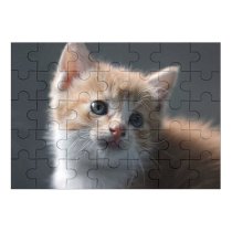 yanfind Picture Puzzle Cat Kitten Pet Cute Cat Portrait Fur Baby Cat Family Game Intellectual Educational Game Jigsaw Puzzle Toy Set