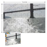 yanfind Picture Puzzle Golden Gate   Francisco Couple Suspension Sea Sky Fixed  River Family Game Intellectual Educational Game Jigsaw Puzzle Toy Set