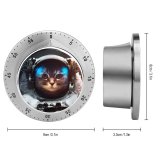 yanfind Timer Vadim Sadovski Space Space Suit Cat Asteroids Astronaut 60 Minutes Mechanical Visual Timer