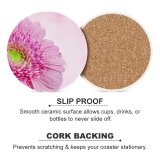 yanfind Ceramic Coasters (round) Bruno Glätsch Flowers Gerbera Daisy Flower Drops Dew Drops Closeup Macro Family Game Intellectual Educational Game Jigsaw Puzzle Toy Set