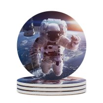 yanfind Ceramic Coasters (round) Vadim Sadovski Space Astronaut   Space Suit Space Station Space Adventure Family Game Intellectual Educational Game Jigsaw Puzzle Toy Set
