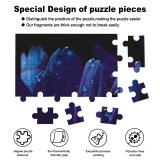 yanfind Picture Puzzle Petals Macro Vivid Dew Drops Dark Droplets Family Game Intellectual Educational Game Jigsaw Puzzle Toy Set