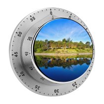 yanfind Timer Trey Ratcliff Trees Sky  Course Pond Reflection Landscape 60 Minutes Mechanical Visual Timer